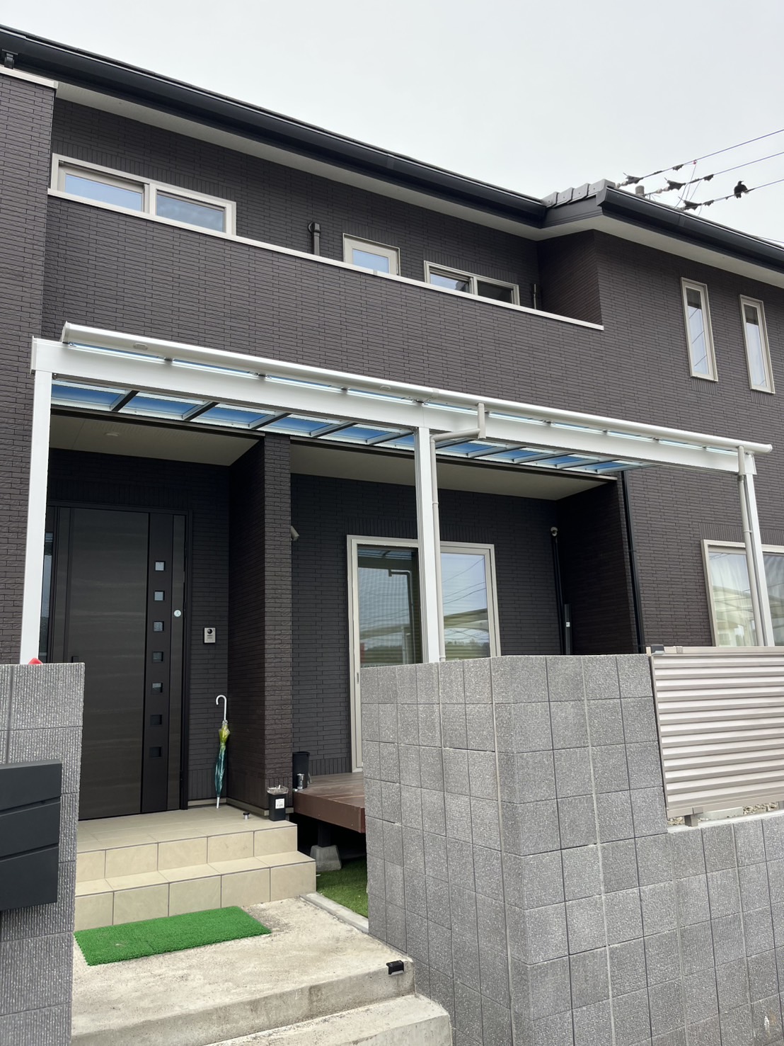 施工後 テラス屋根1