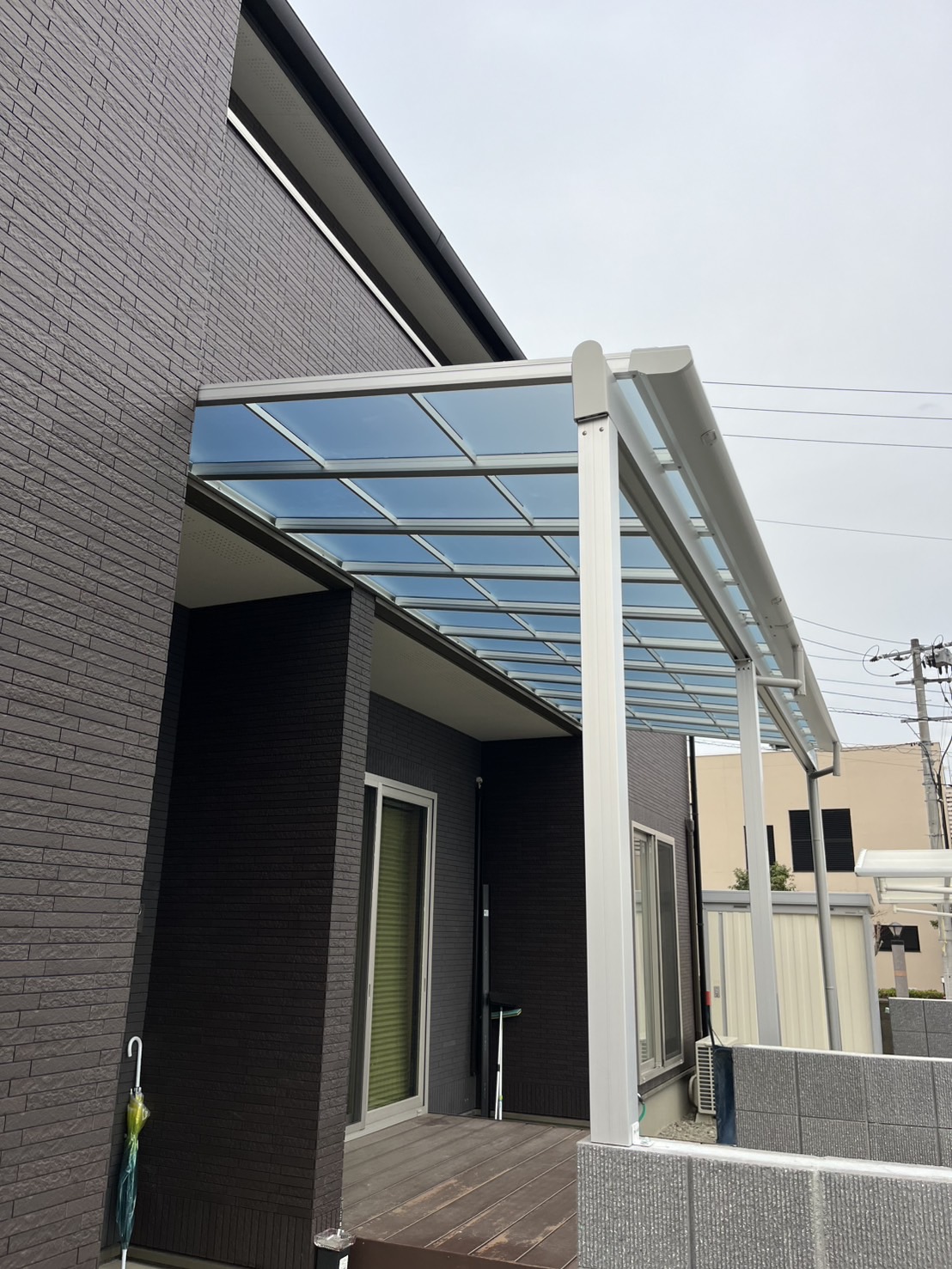 施工後 テラス屋根2